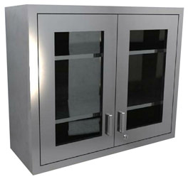 DGDWC Dual Glass Door Wall Cabinet