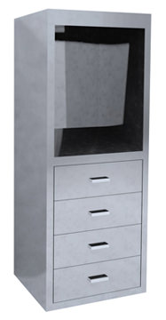 Stainless Desk Cabinet