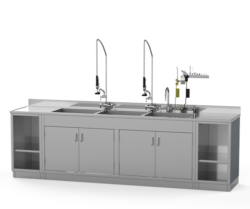 Cabinet Base Decontamination Sink