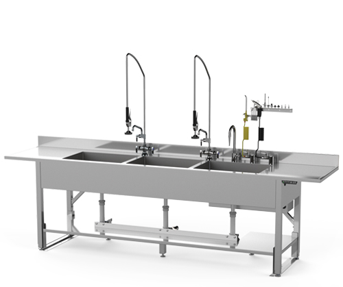 Sinks - Height Adjustable Decontamination Sink